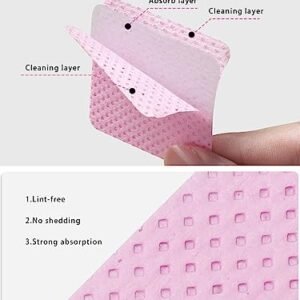 TEOYALL 400 PCS Lint-Free Nail Wipes for Perfect Cleaning