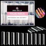 UNA GELLA XXL Tapered Square Nail Tips - 120 PCS